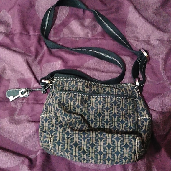 Fossil Black and Brown purse - Picture 2 of 10